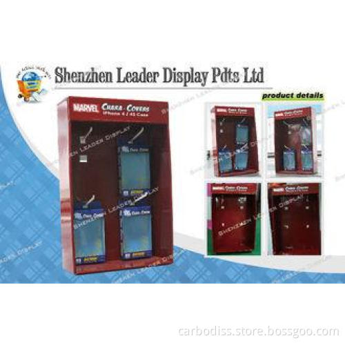 4C Printing Sidekick Display Stands With Hooks , POP Cardbo